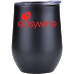 Custom 12 Oz Stainless Wine Tumbler with Plastic Liner