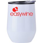 Custom 12 Oz Stainless Wine Tumbler with Plastic Liner - 2