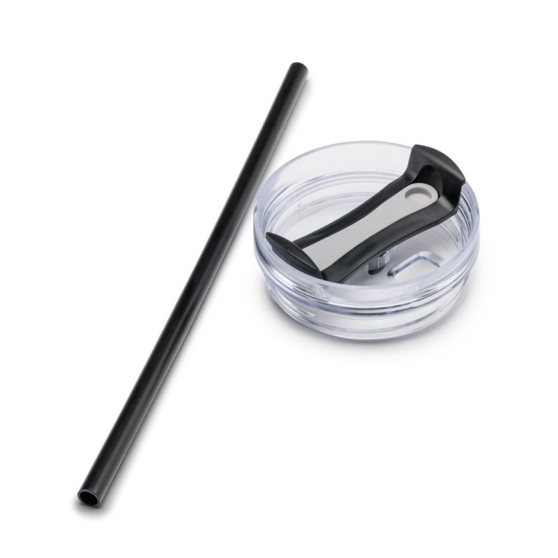 Custom Compeer Handle Travel Mug w/Straw - 40oz - 7