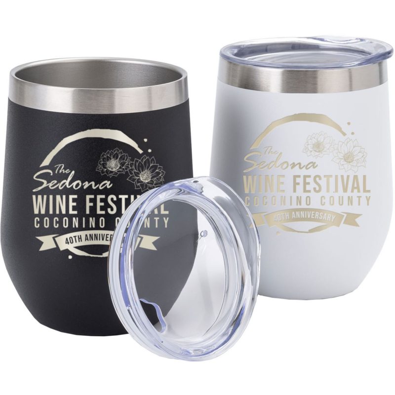 Custom Cruise Stainless Steel Wine Tumbler 12 Oz - 2