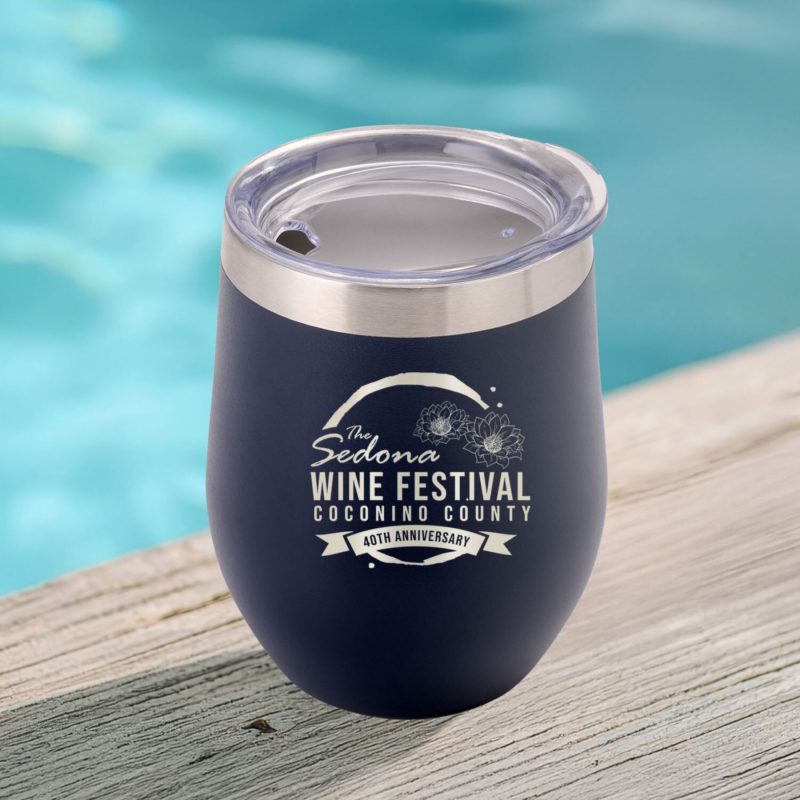 Custom Cruise Stainless Steel Wine Tumbler 12 Oz - 4