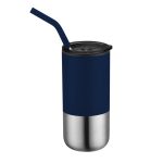 Custom Destin 16oz Double Wall Tumbler w Straw - 1