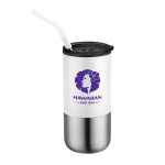 Custom Destin 16oz Double Wall Tumbler w Straw - 8