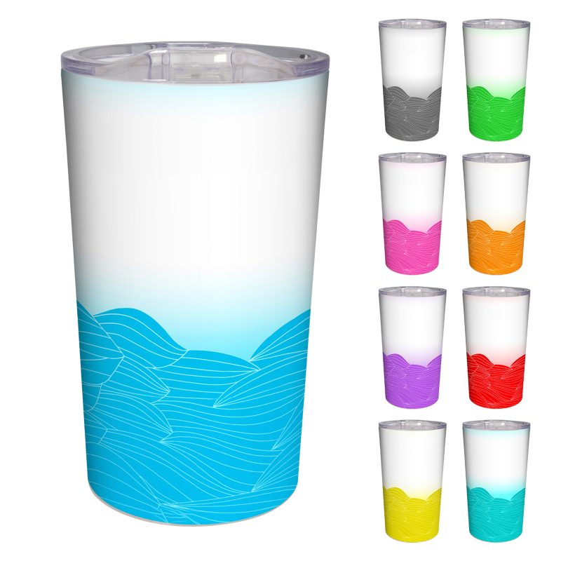 Custom Full Color Turbulent Wave Mug - 1