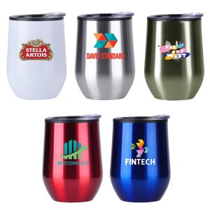 Custom JORNIKOLOR 12 Oz. Stainless Steel Wine Mug