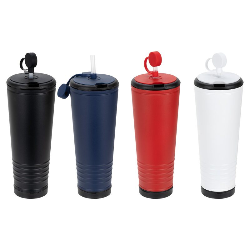 Custom Klaxon 23 oz Stainless Steel/Polypropylene Tumbler with Built-In Horn - 1