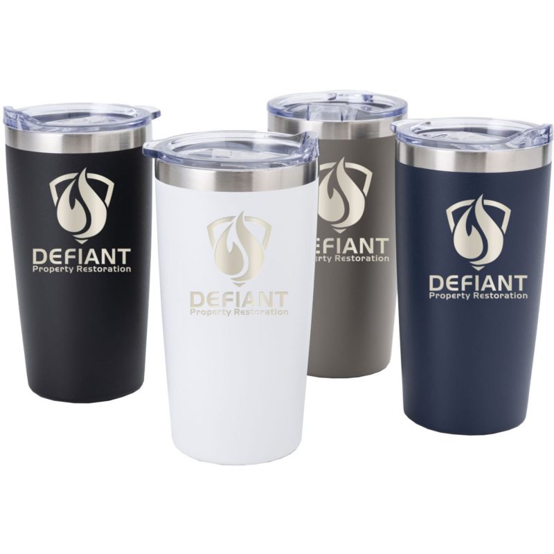 Custom Laser Engraved Adventure Travel Tumbler 20 Oz - 1