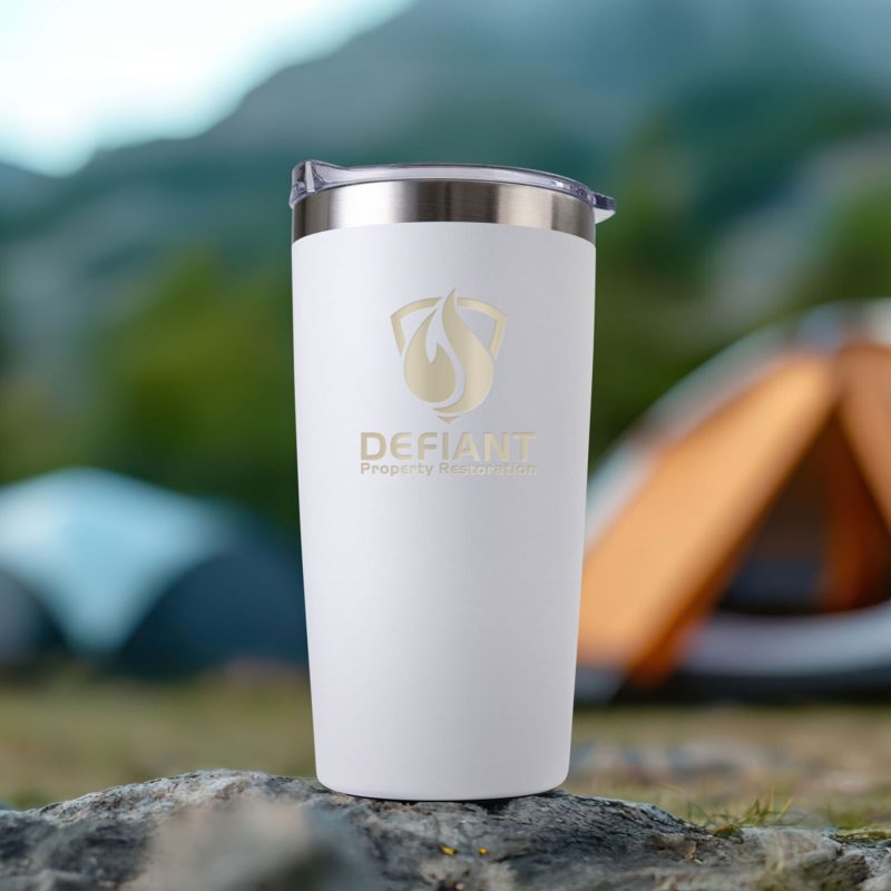 Custom Laser Engraved Adventure Travel Tumbler 20 Oz - 3