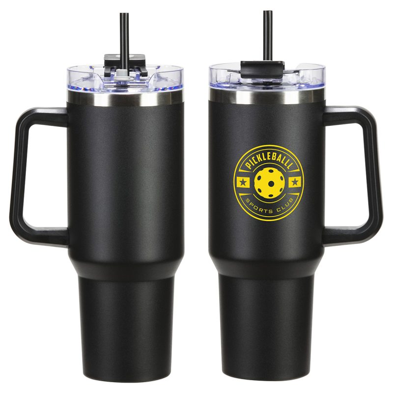 Custom Maverick 40 oz Vacuum Insulated Stainless Steel Mug - 2