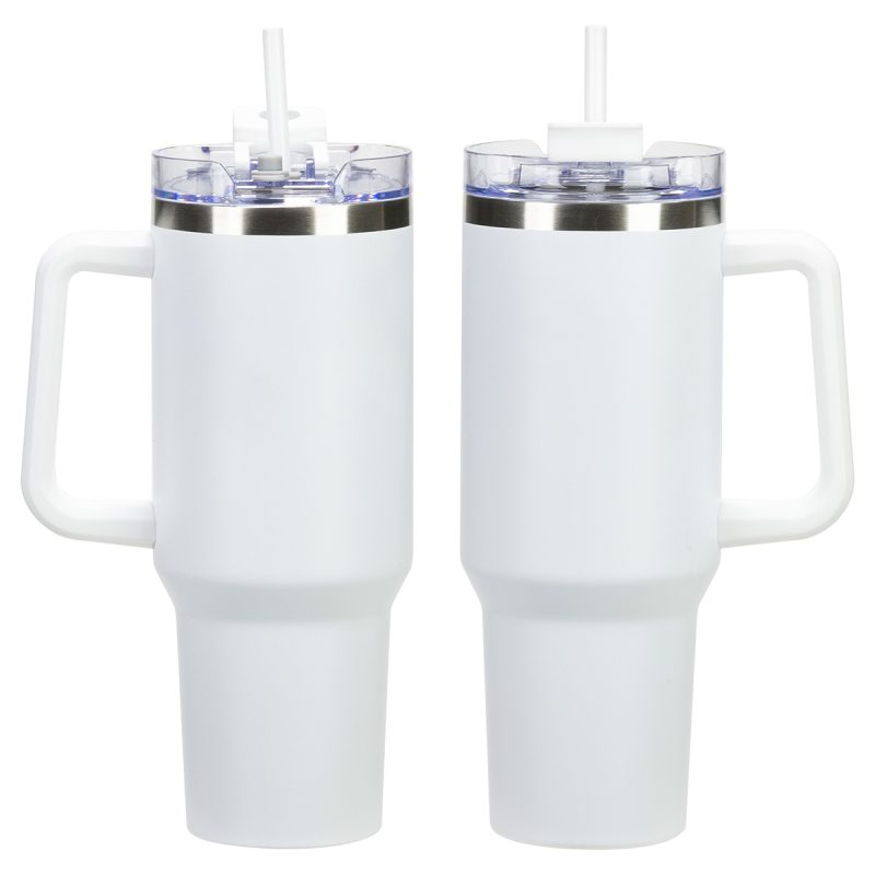 Custom Maverick 40 oz Vacuum Insulated Stainless Steel Mug - 9