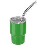 Custom Mini Belmont 3 oz Double-Wall Stainless Steel Tumbler with Straw - 3