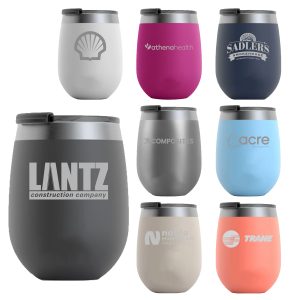 Custom RTIC 10oz. Stainless Steel Stemless Wine Tumblers