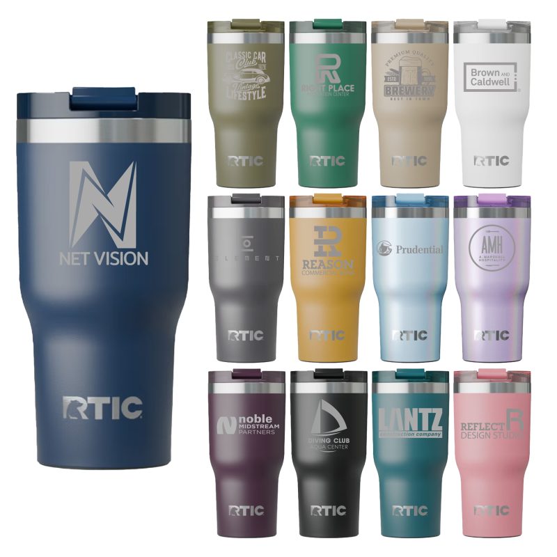 Custom RTIC 20oz Ceramic Lined Stainless Steel Tumbler