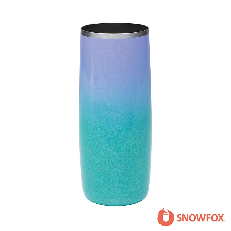 Custom Snowfox 14 oz. Shimmer Finish Vacuum Insulated Highball Tumbler - 2