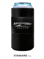 Custom Toadfish Non-Tipping 12oz Standard Can Cooler with free slim can adapter - 4