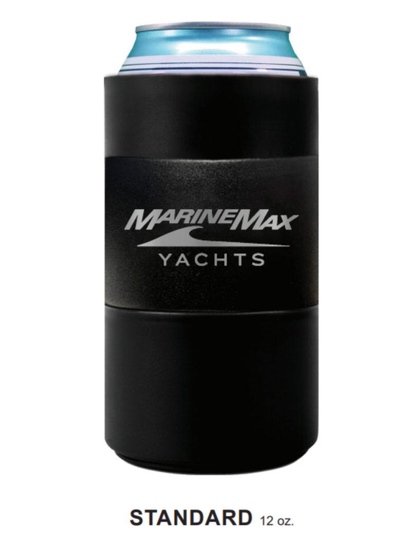 Custom Toadfish Non-Tipping 12oz Standard Can Cooler with free slim can adapter - 4