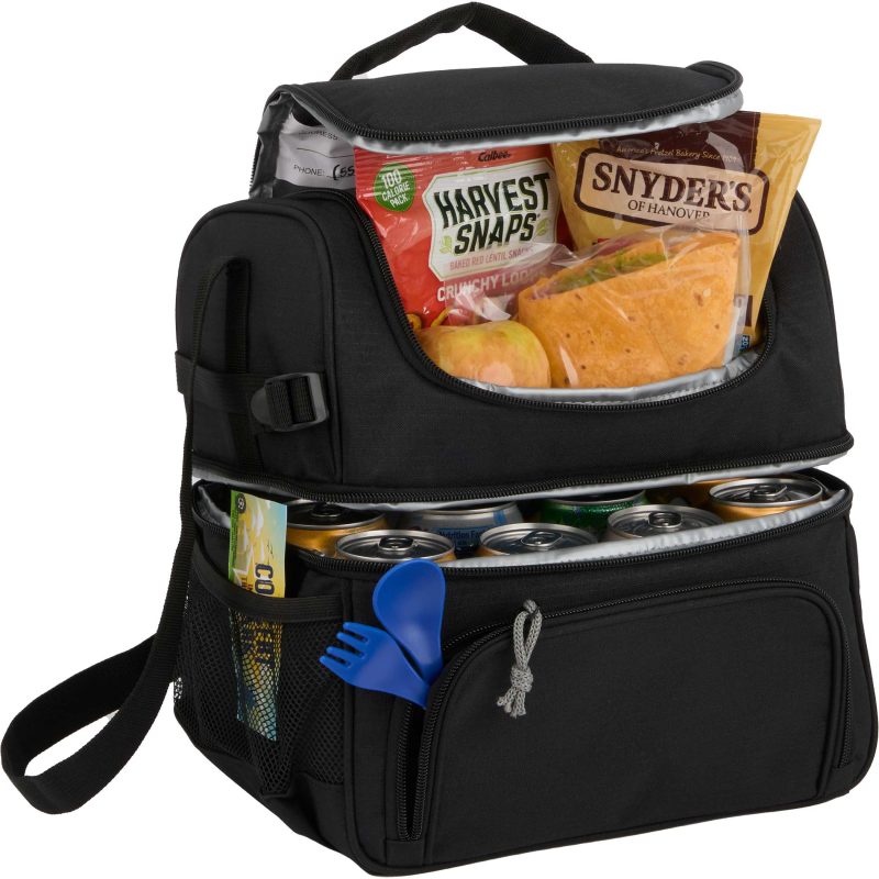 Custom Two Tier 12 Can Lunch Cooler - 6