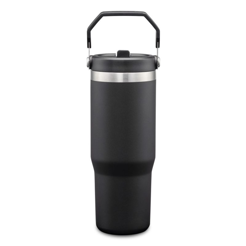Custom Revive SS Tumbler w/Handle & Straw - 30oz - 1