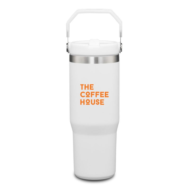 Custom Revive SS Tumbler w/Handle & Straw - 30oz - 2