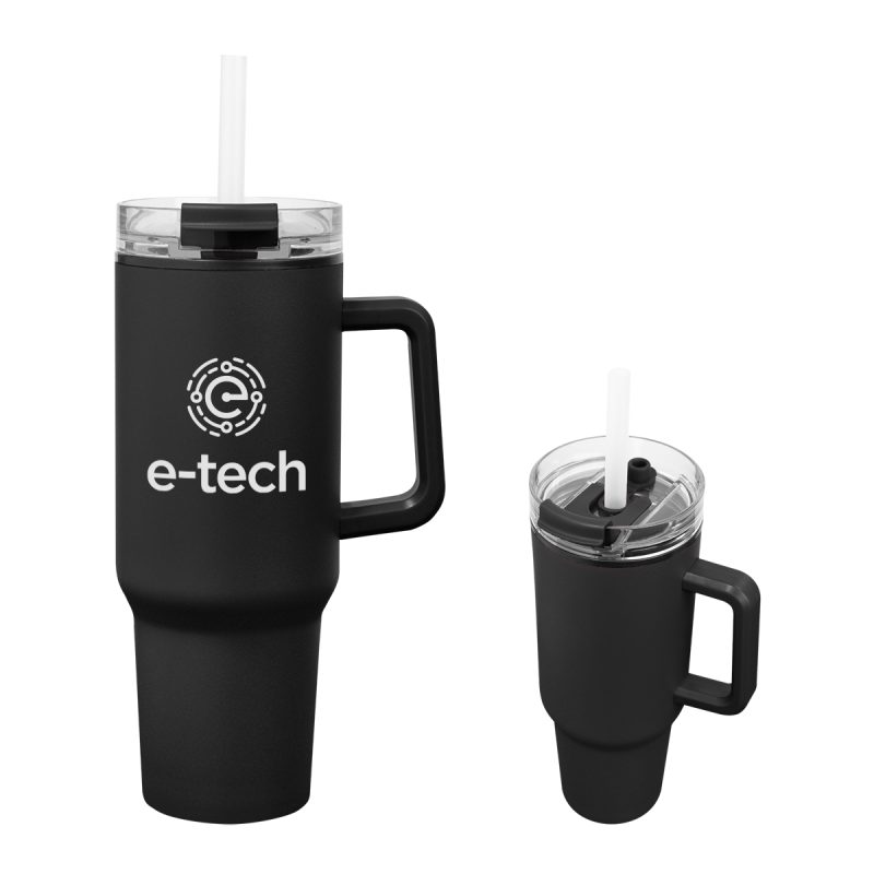 Custom 40 Oz. Quest Recycled Stainless Steel Tumbler - 6