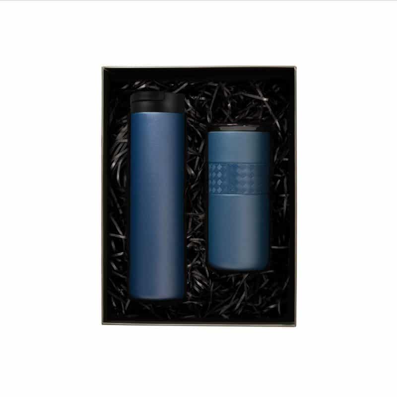 Custom Elemental® Drinkware Gift Set 20oz Iconic Bottle & 16oz Artisan Tumbler - Vacuum Insulated - 3