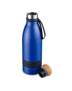 Custom 19 oz Double Wall Vacuum Insulated Bottle With Cork Lid - 5