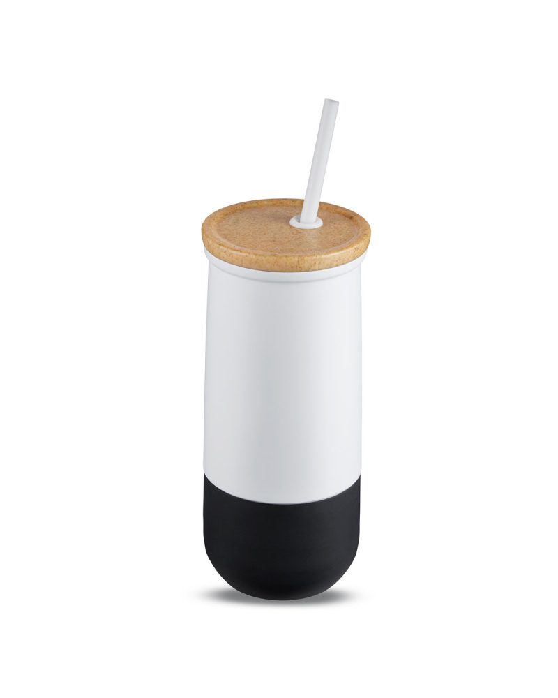 Custom 20 oz Intrigue Vacuum Insulated Tumbler With Straw - 6
