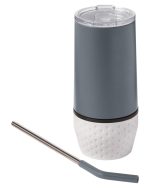 Custom 22 oz Ceramic Lined Vacuum Insulated Tumbler - 9