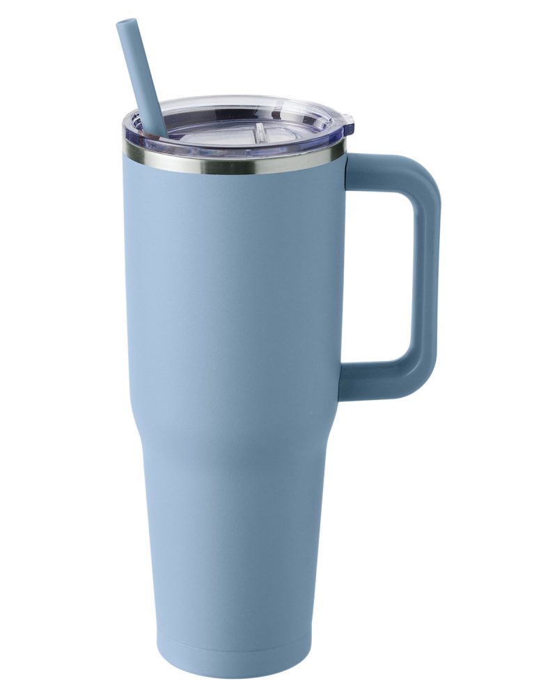 Custom 40 oz Vacuum Insulated Stainless Steel Travel Tumbler - 6