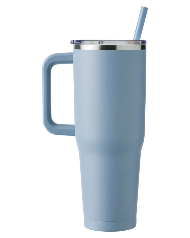 Custom 40 oz Vacuum Insulated Stainless Steel Travel Tumbler - 7