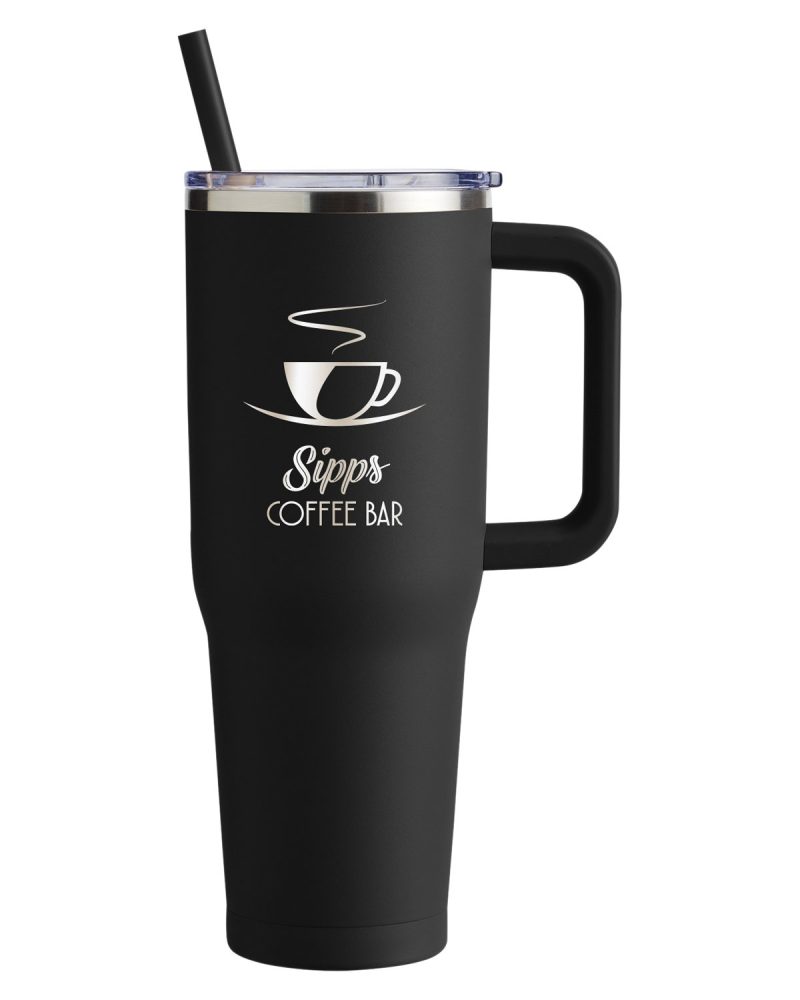 Custom 40 oz Vacuum Insulated Stainless Steel Travel Tumbler