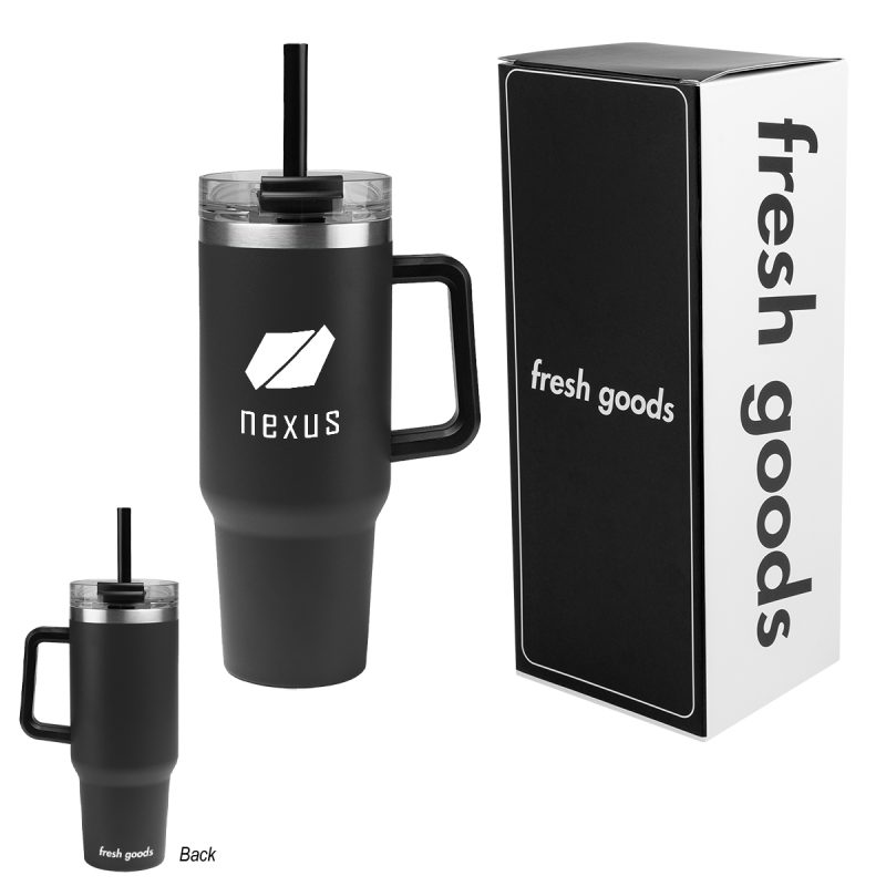 Custom Fresh Goods 40 Oz. Intrepid Stainless Steel Tumbler - 2