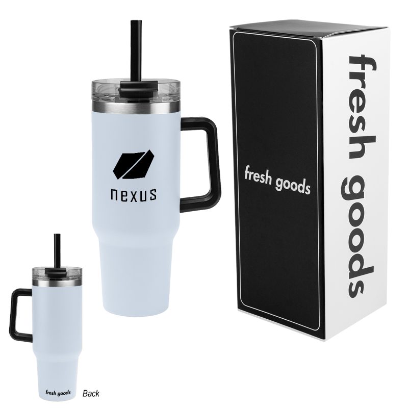 Custom Fresh Goods 40 Oz. Intrepid Stainless Steel Tumbler - 6