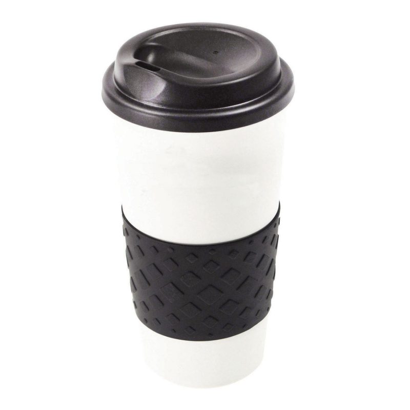 Custom Good Value™ 16 oz. Grip N Go Grande - 1