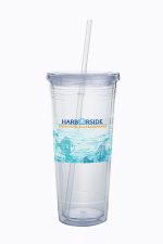 Custom Good Value™ Double Wall Acrylic Tumbler - 24 oz. - 2