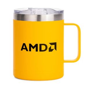 Custom 14 Oz. Powder Coated Campfire Mug