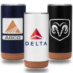 Custom 18 Oz. Cork Bottom Vacuum-Sealed Mug
