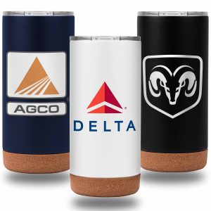 Custom 18 Oz. Cork Bottom Vacuum-Sealed Mug