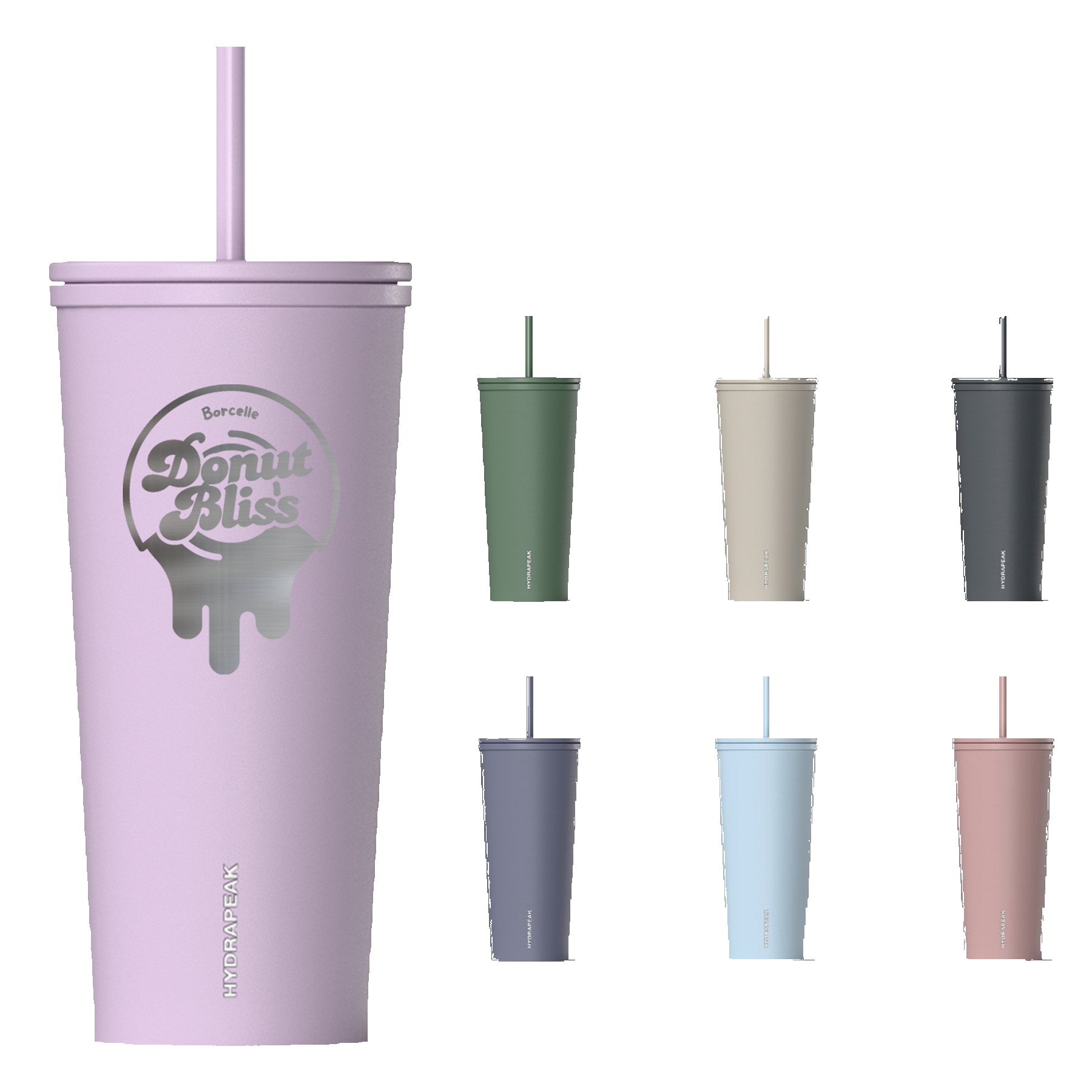 Custom 25 Oz. Hydrapeak Stainless Steel Travel Tumbler