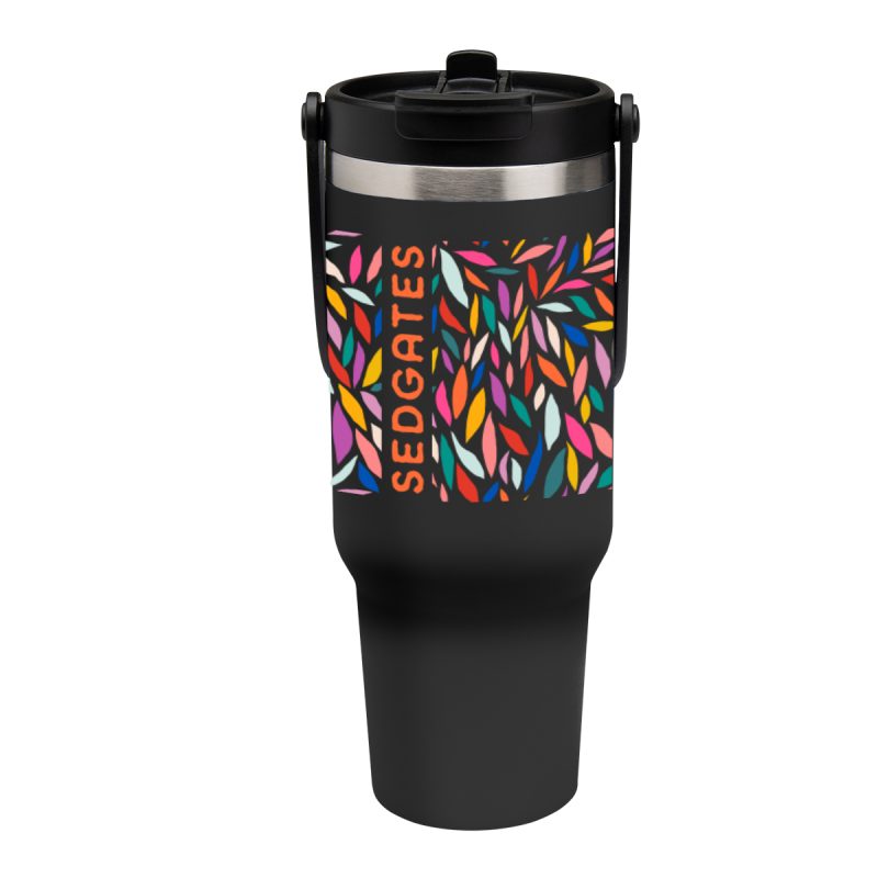 Custom 40 Oz. Full Color Peak Intrepid Recycled Stainless Steel Tumbler - 3
