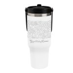 Custom 40 Oz. Full Laser Peak Intrepid Recycled Stainless Steel Tumbler - 5