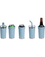 Custom 5-in-1 Stainless Steel Can Cooler - 2