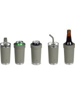 Custom 5-in-1 Stainless Steel Can Cooler - 6