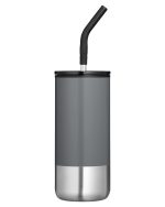 Custom Summit 16 oz Insulated Tumbler With Straw - 1