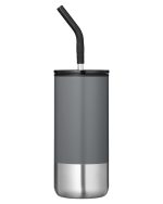 Custom Summit 16 oz Insulated Tumbler With Straw - 3