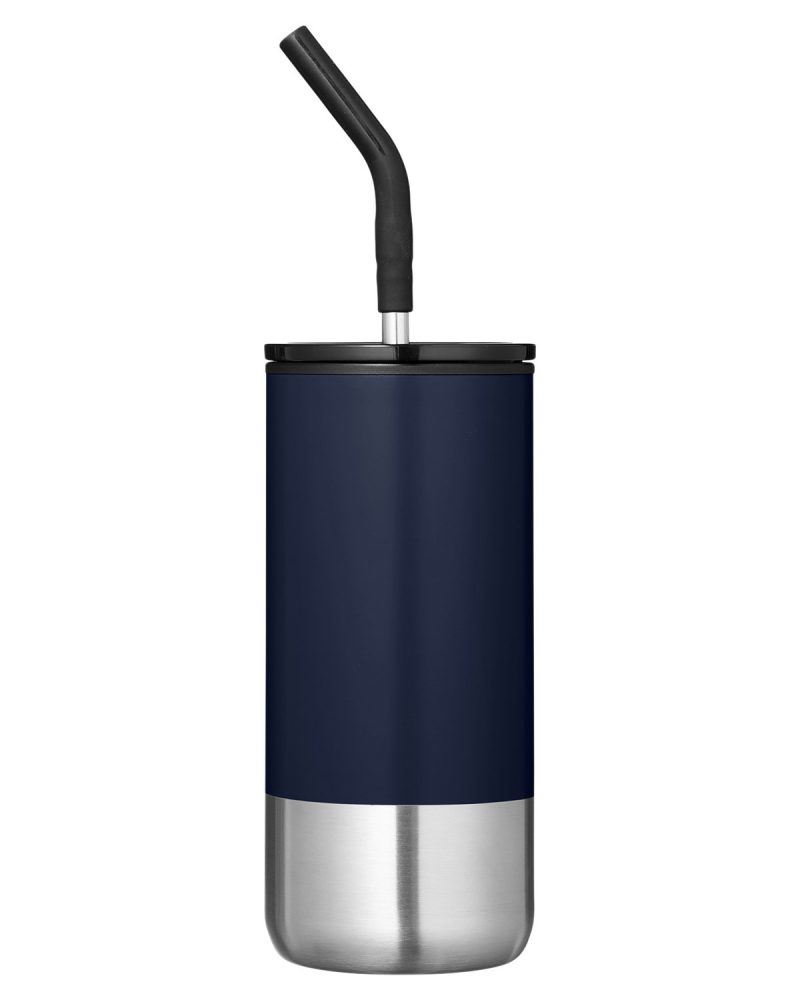 Custom Summit 16 oz Insulated Tumbler With Straw - 6