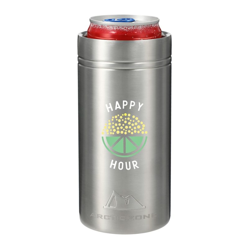 Custom 12 Oz. Arctic Zone® Titan Thermal HP® Slim Can Cooler & Tumbler - 3