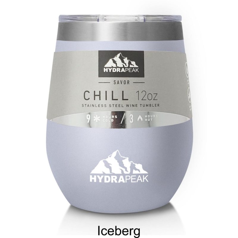 Custom 12 oz Hydrapeak® Stainless Steel Insulated Chill Stemless Tumbler - 2