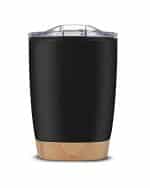 Custom 12 oz Symmetry Tumbler With Bamboo Base - 1