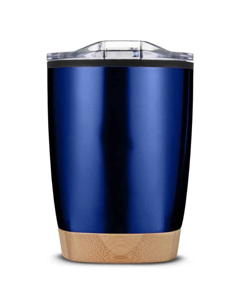 Custom 12 oz Symmetry Tumbler With Bamboo Base - 4